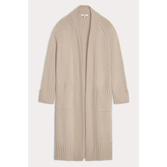 Naked Cashmere Women's Tillyn Longline Cashmere Cardigan Ecru XS NWOT - Picture 2 of 11